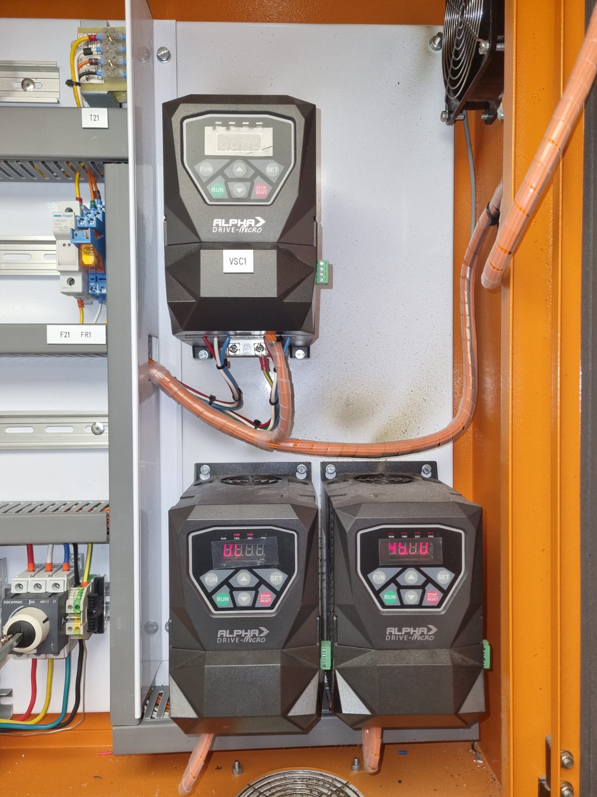 VSD / inverter drive installation