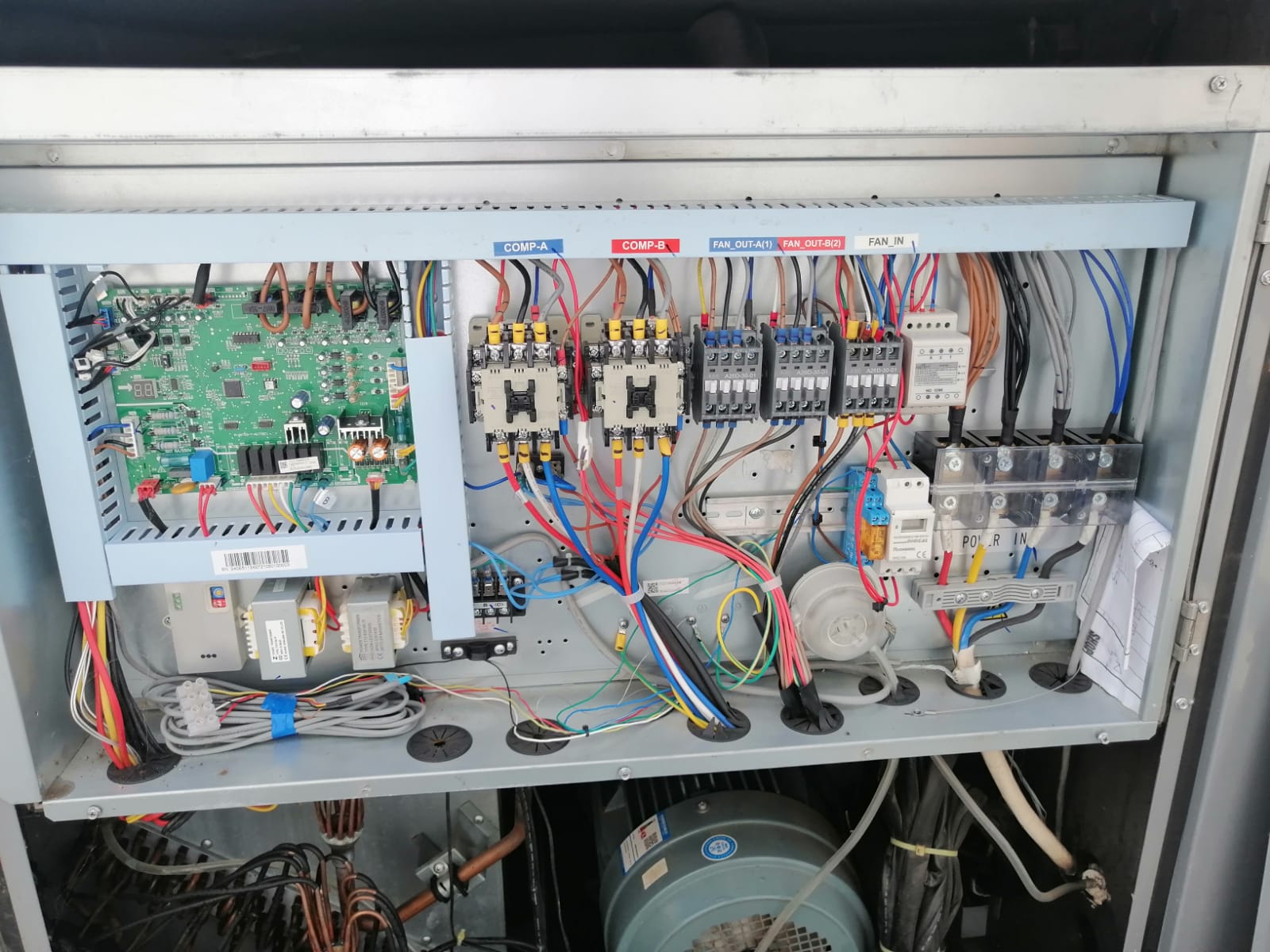 Compressor & fan output wiring